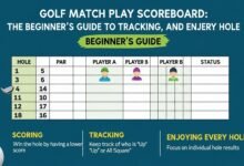 golf match play scoreboard