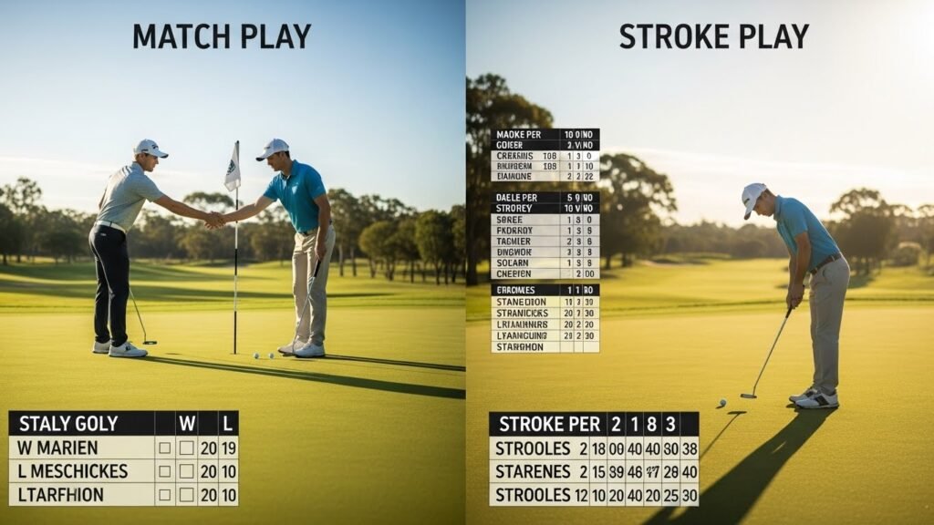 match play vs stroke play golf