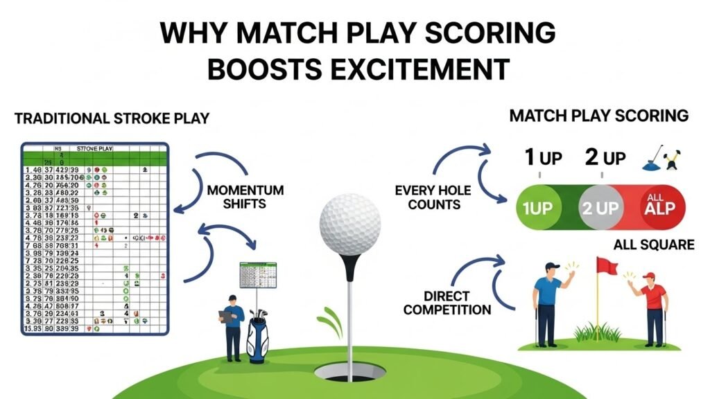 golf match play scoreboard