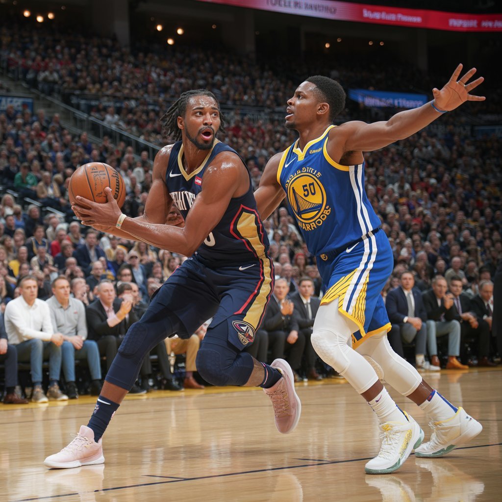 new orleans pelicans vs golden state warriors match player stats