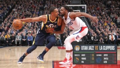 utah jazz vs la clippers match player stats