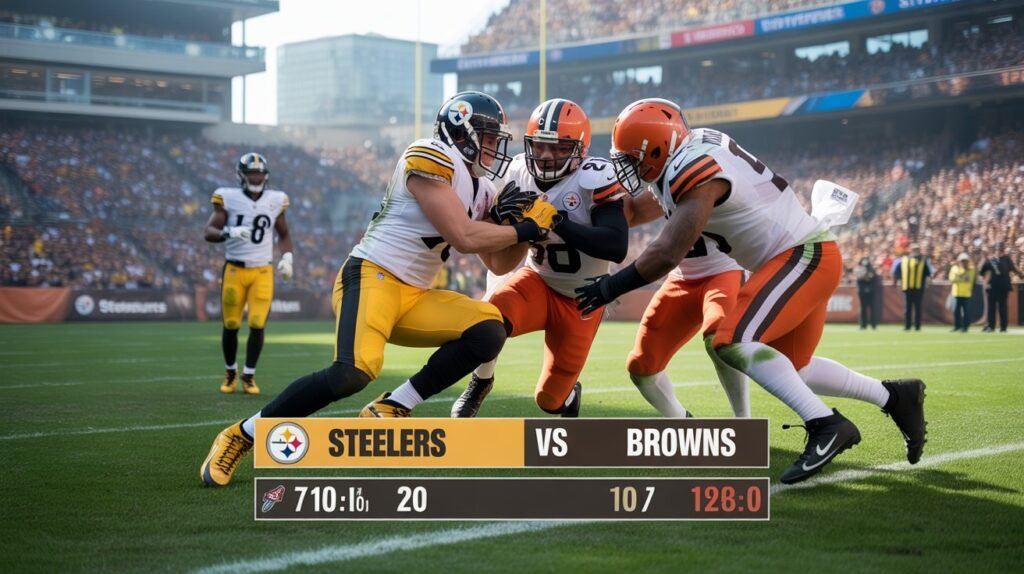 steelers vs cleveland browns match player stats