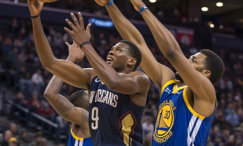 new orleans pelicans vs golden state warriors match player stats