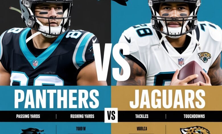 carolina panthers vs jacksonville jaguars match player stats