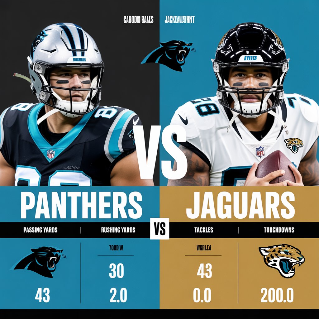 carolina panthers vs jacksonville jaguars match player stats