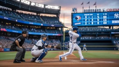 toronto blue jays vs yankees match player stats