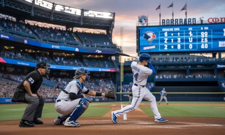 toronto blue jays vs yankees match player stats