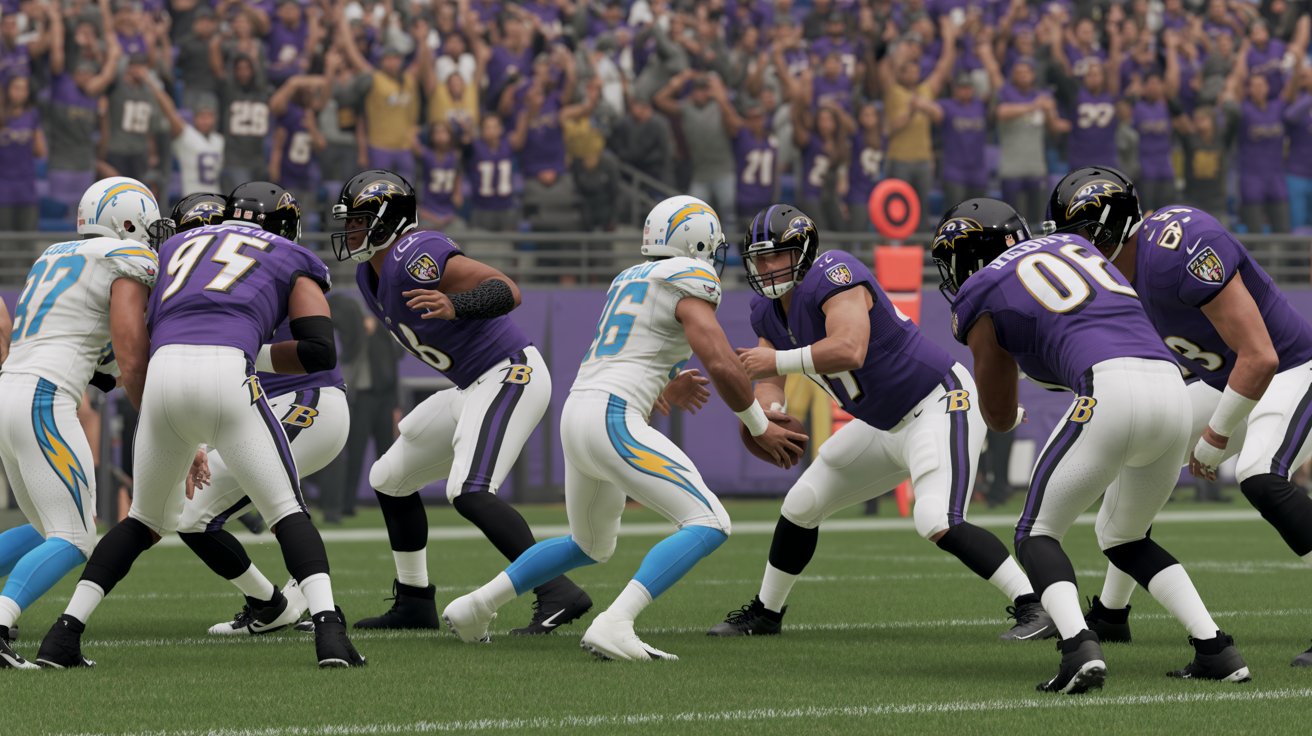 baltimore ravens vs chargers match player stats