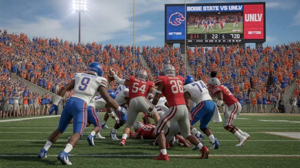 boise state broncos football vs unlv football match player stats