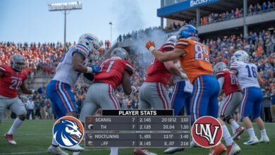 boise state broncos football vs unlv football match player stats