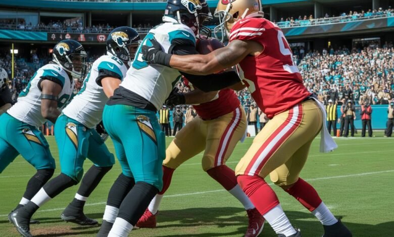 jacksonville jaguars vs 49ers match player stats