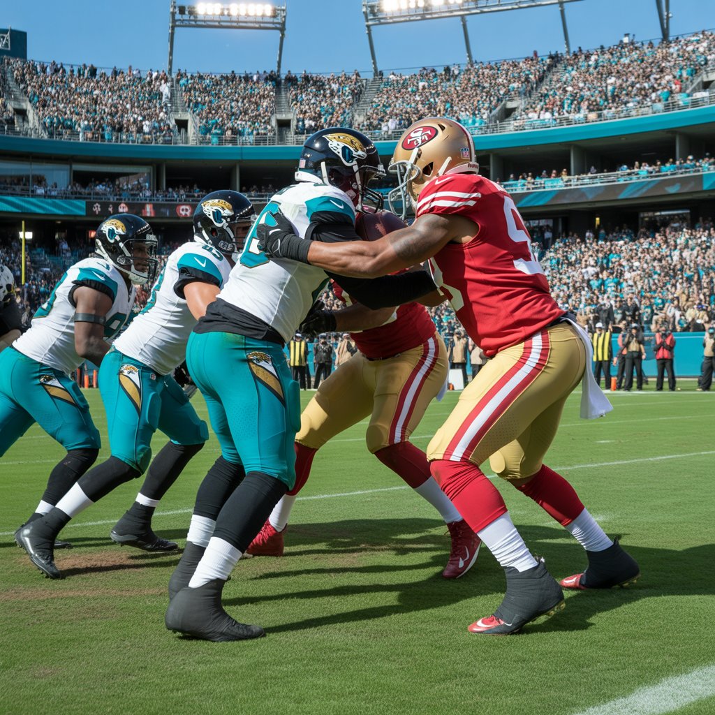 jacksonville jaguars vs 49ers match player stats