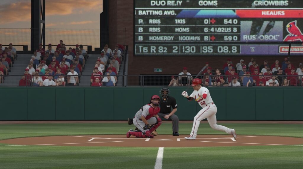 st. louis cardinals vs diamondbacks match player stats