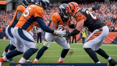 denver broncos vs bengals match player stats