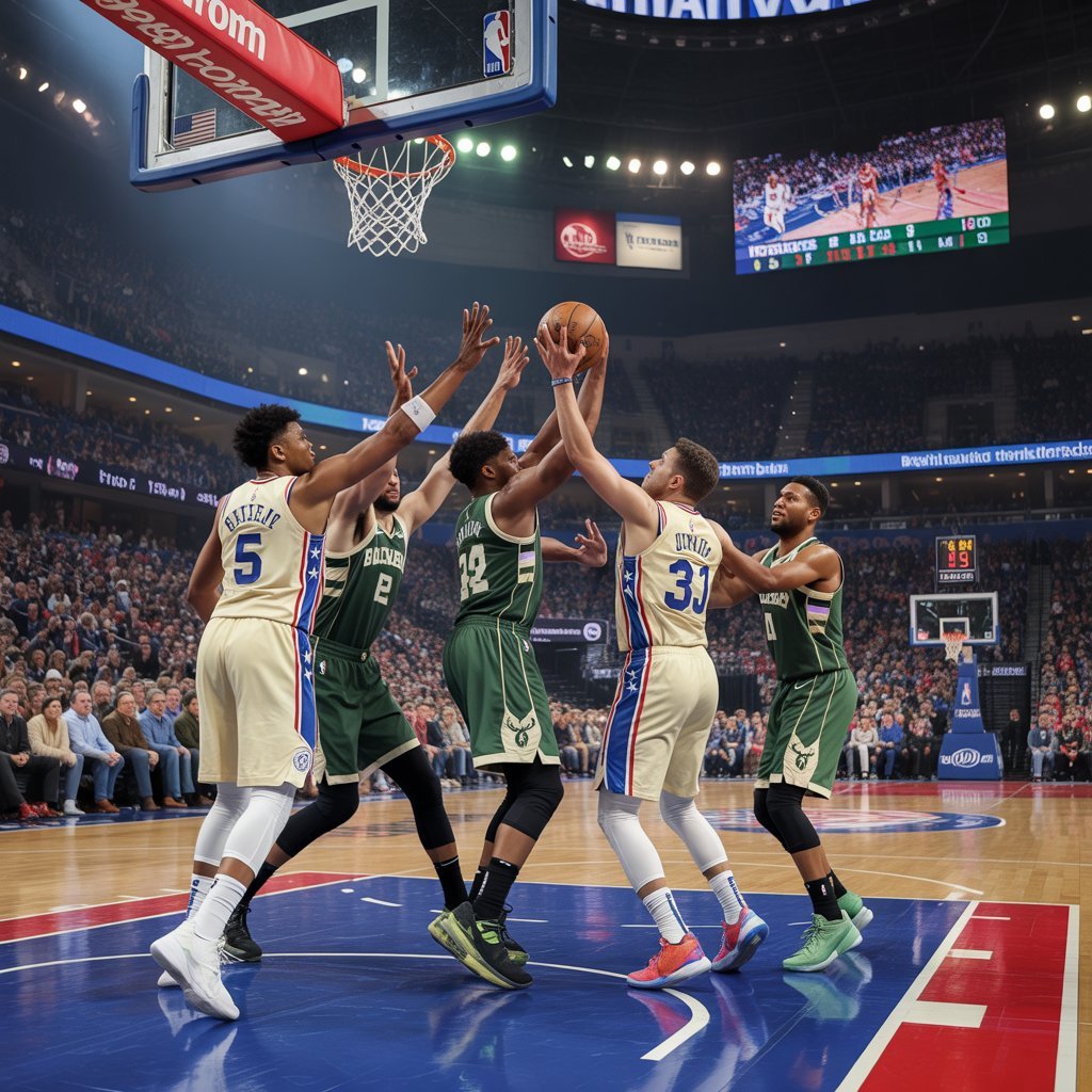 76ers vs milwaukee bucks match player stats