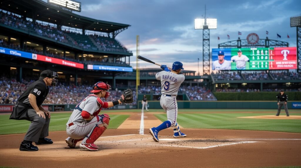 texas rangers vs red sox match player stats
