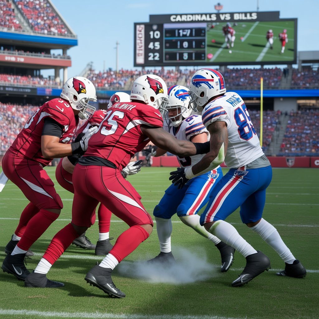 arizona cardinals vs buffalo bills match player stats