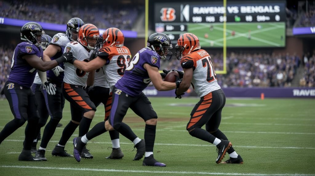 baltimore ravens vs bengals match player stats