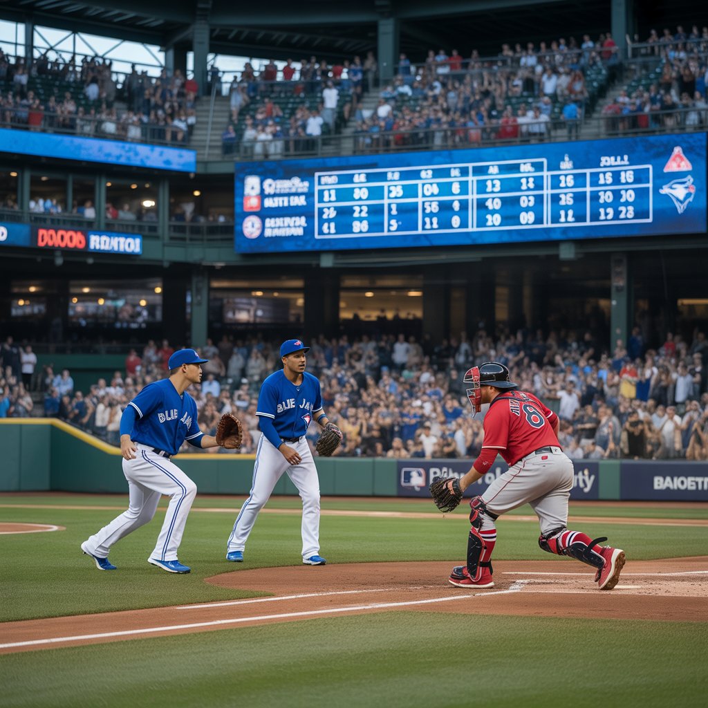 toronto blue jays vs red sox match player stats