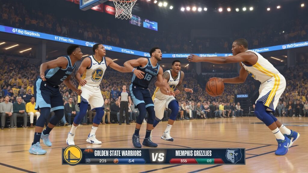 golden state warriors vs memphis grizzlies match player stats