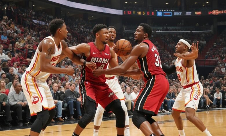 miami heat vs atlanta hawks match player stats