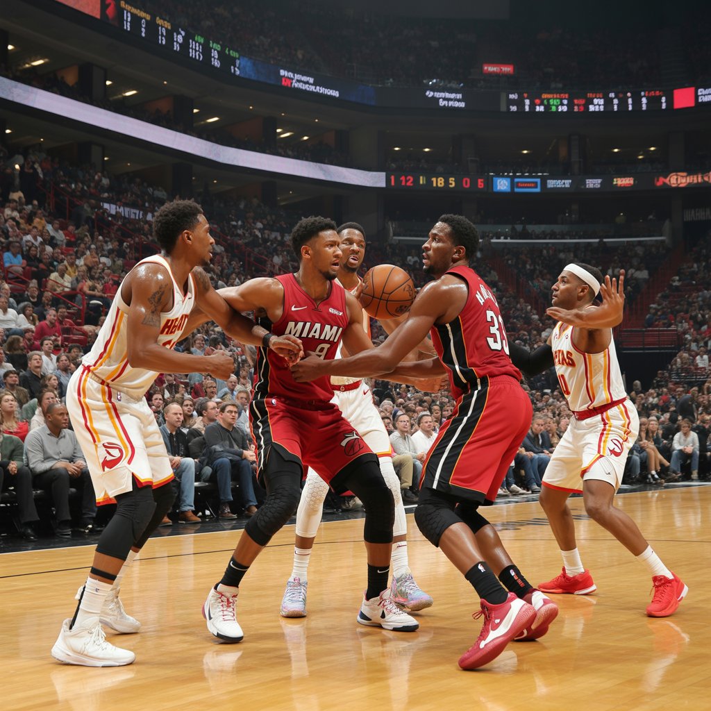 miami heat vs atlanta hawks match player stats