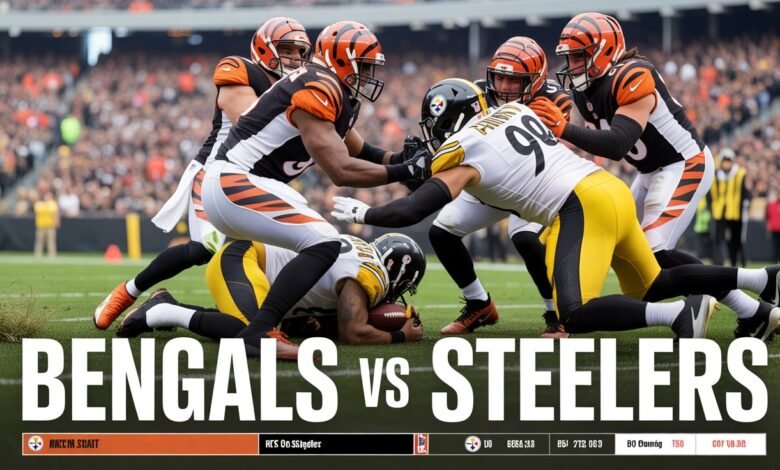 bengals vs pittsburgh steelers match player stats