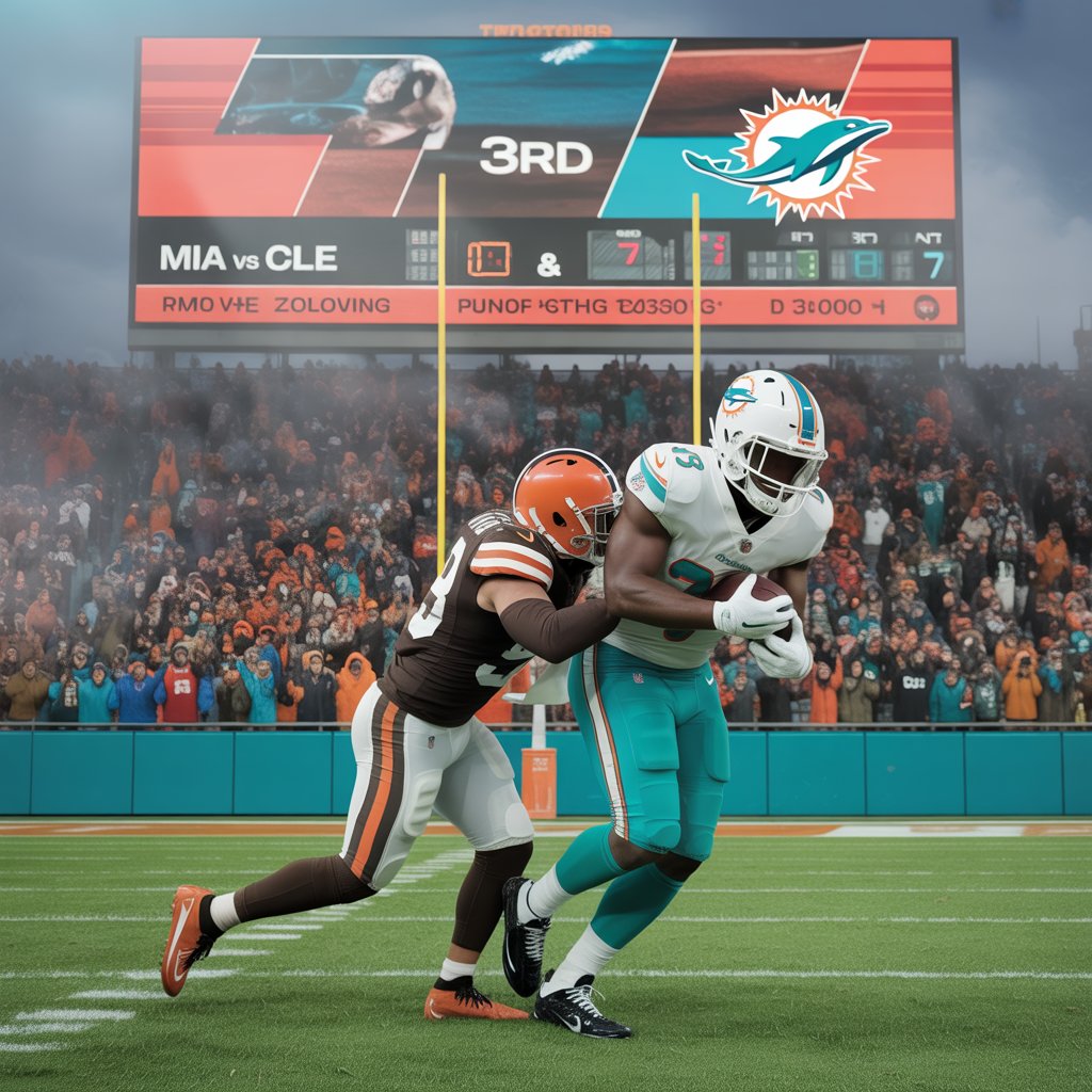 miami dolphins vs cleveland browns match player stats