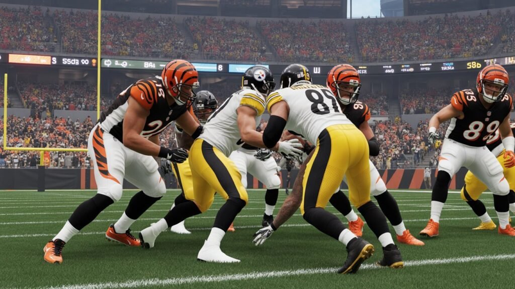 bengals vs pittsburgh steelers match player stats