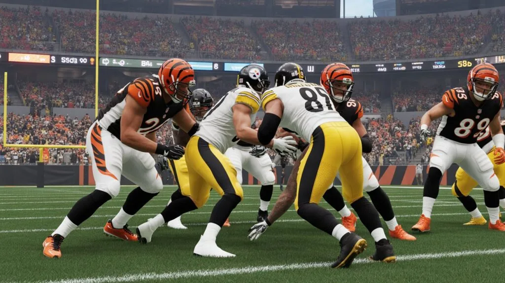 bengals vs pittsburgh steelers match player stats