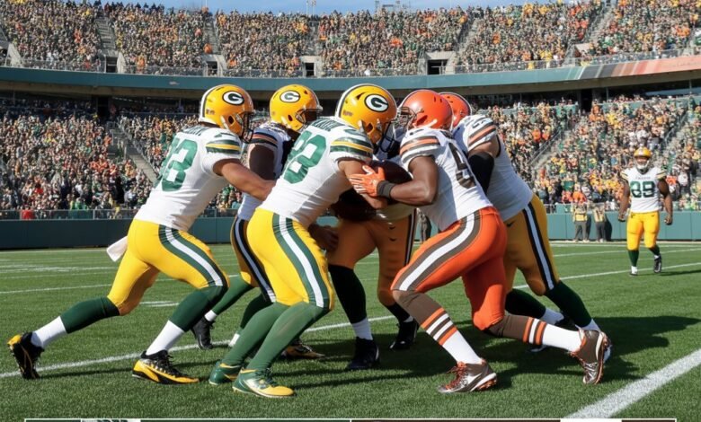 green bay packers vs cleveland browns match player stats