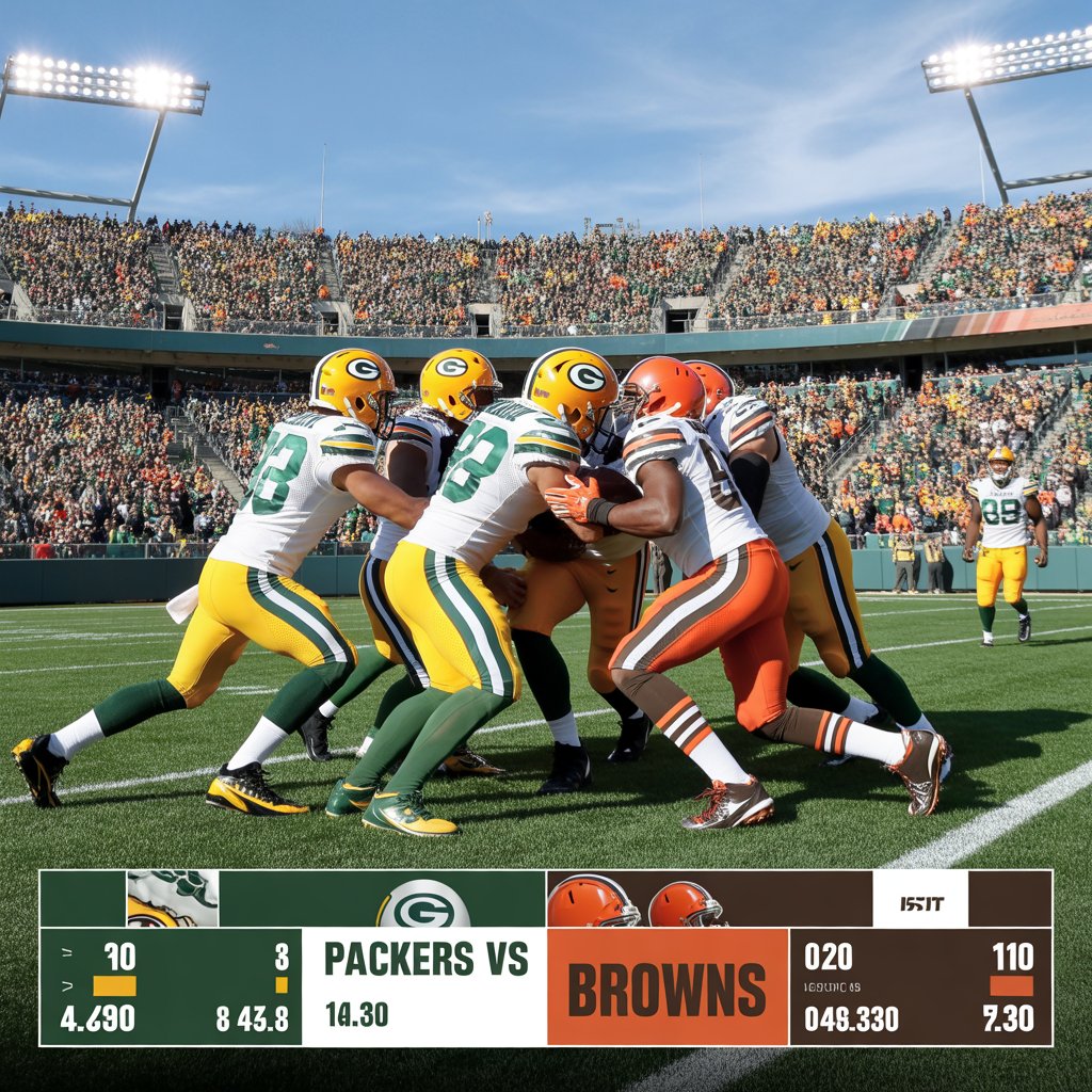 green bay packers vs cleveland browns match player stats