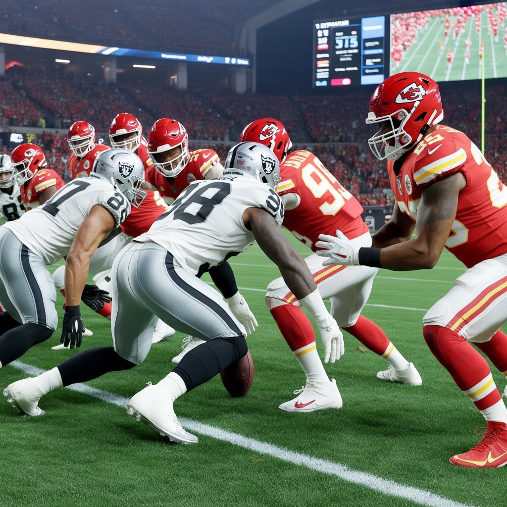 kansas city chiefs vs las vegas raiders match player stats