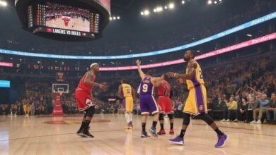 lakers vs chicago bulls match player stats