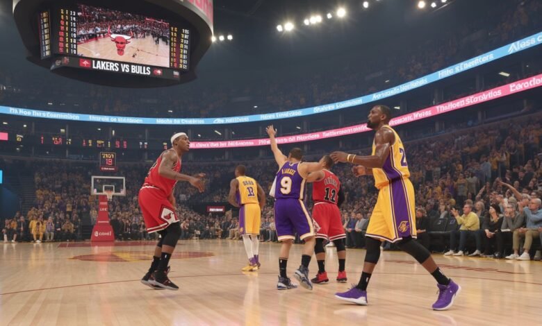 lakers vs chicago bulls match player stats