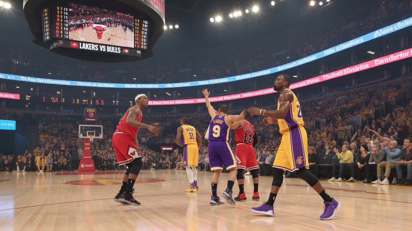 lakers vs chicago bulls match player stats