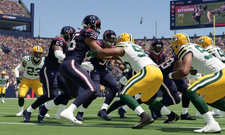 houston texans vs green bay packers match player stats