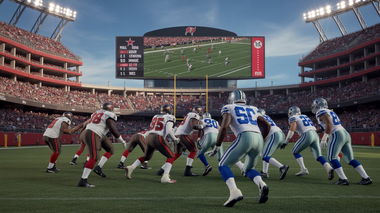 tampa bay buccaneers vs dallas cowboys match player stats
