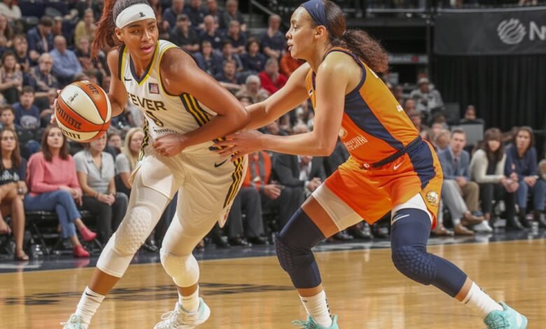 indiana fever vs connecticut sun match player stats