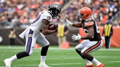 baltimore ravens vs cleveland browns match player stats