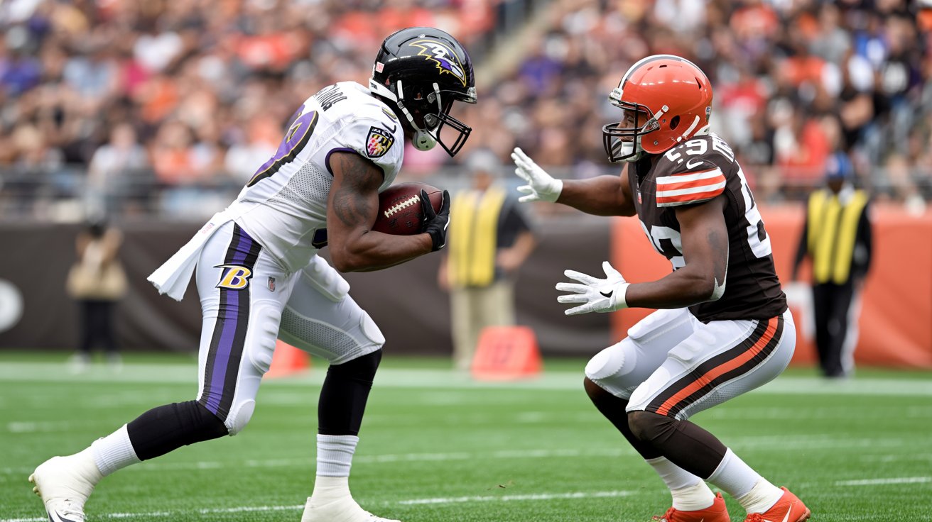 baltimore ravens vs cleveland browns match player stats
