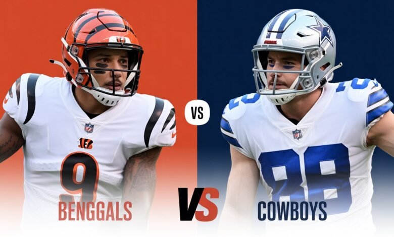 bengals vs dallas cowboys match player stats
