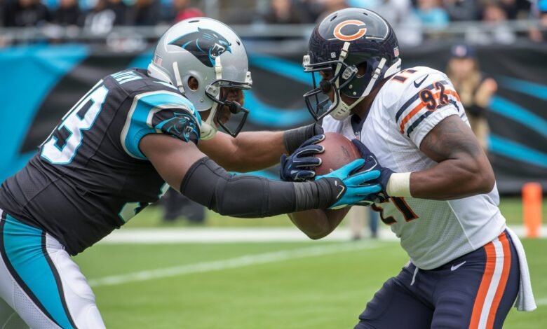 carolina panthers vs chicago bears match player stats
