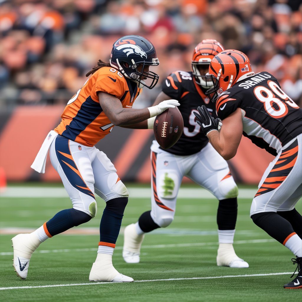 denver broncos vs bengals match player stats