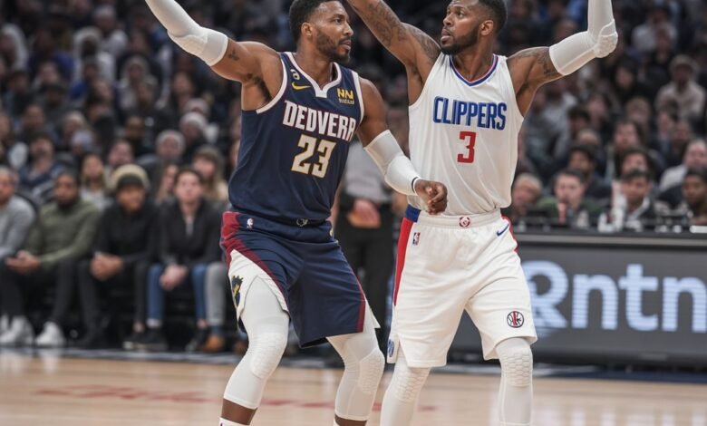 denver nuggets vs clippers match player stats
