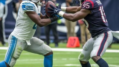 detroit lions vs houston texans match player stats