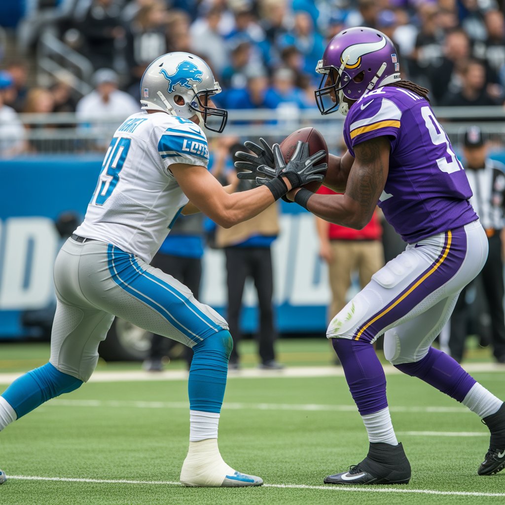 detroit lions vs minnesota vikings match player stats