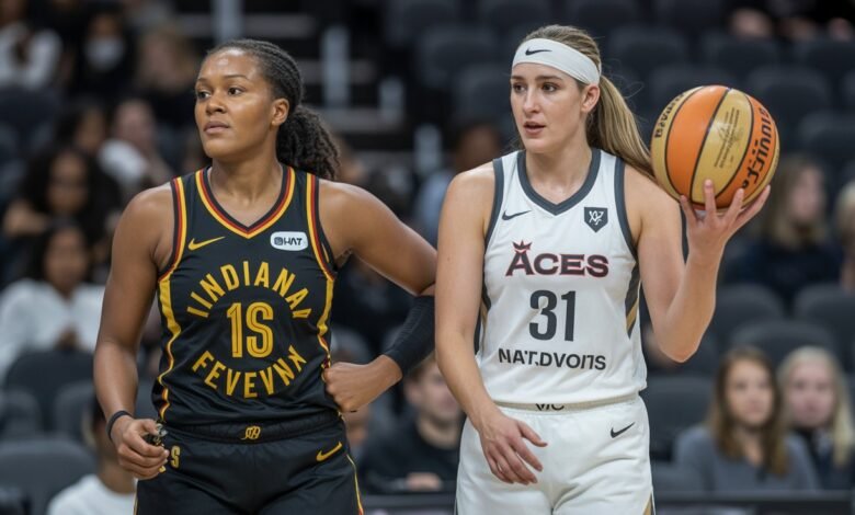 indiana fever vs las vegas aces match player stats