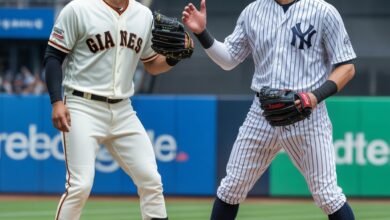 san francisco giants vs new york yankees match player stats