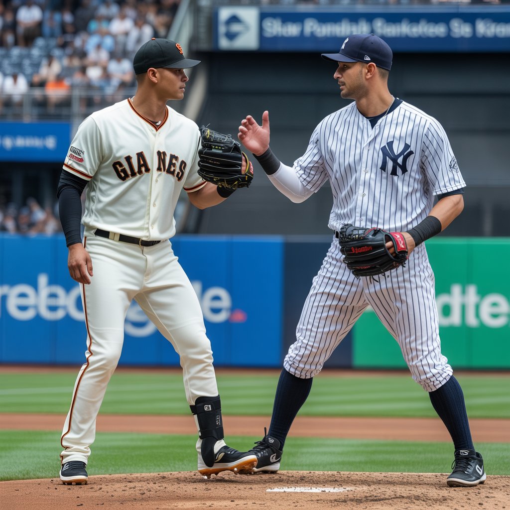 san francisco giants vs new york yankees match player stats
